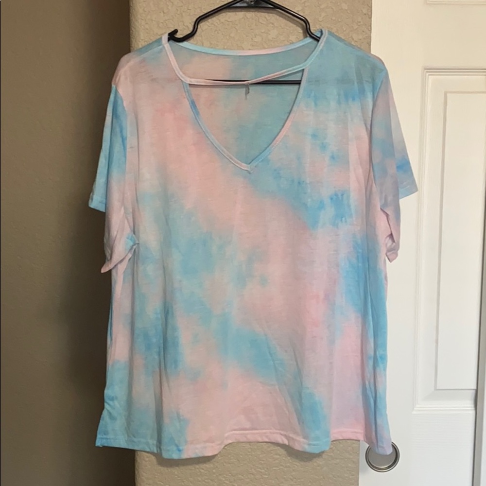 SHEIN tie-dye star tee